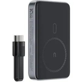 OEM Acefast M10 Magnetische Powerbank 2x Usb-C Pd 30W Mit 15W Induktiver Ladung Und Usb-C Kabel - Schwarz