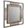 Massivmoebel24 Spiegel Mango 92 x 4 x 92 cm Braun