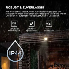 Osram Außenleuchte Aluminium 3,0 cm inkl. Bewegungsmelder weiß