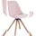 CLP Esszimmerstuhl Troyes Samt Square natura/pink