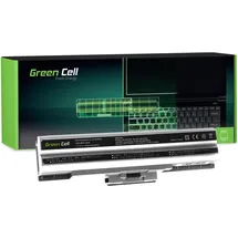 GreenCell Laptop Battery for Sony Vaio VGP-BPS13 VGP-BPS21 (silver) - 11.1V - 4400mAh (6 Zellen, 4400 mAh), Notebook Akku, Silber)