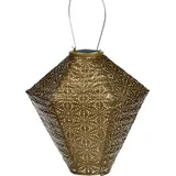 lumiz Lampion Kunststoff Ø28/H28 cm Solar gold