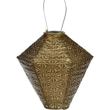 lumiz Lampion Kunststoff Ø28/H28 cm Solar gold