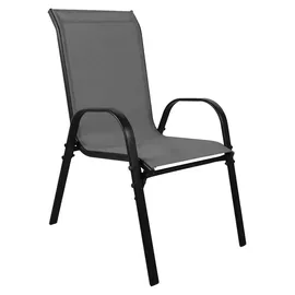 Mojawo Gartengarnitur 5-tlg. Grau/Schwarz