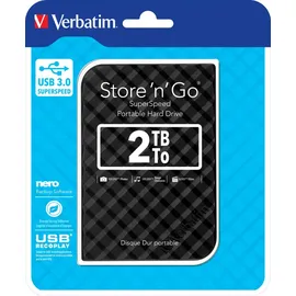Verbatim Store 'n' Go 2 TB USB 3.0 schwarz 53195
