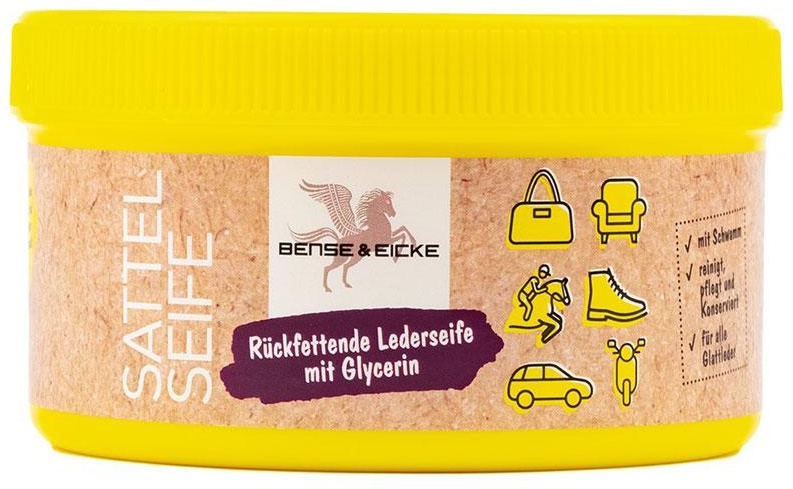 Bense & Eicke - Sattelseife mit Schwamm 250 ml