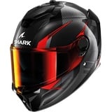 Shark Spartan GT Pro Carbon Kultram, Integralhelm - Schwarz/Rot - XS