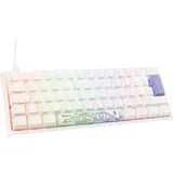 Ducky One 2 Pro Mini White Edition Gaming Tastatur, RGB Gateron Yellow USB, DE (DKON2061ST-GDEPDWWTY2)