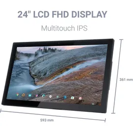 Xoro MegaPAD 2404 V7 5G 24" 2023 4 GB RAM 64 GB Schwarz