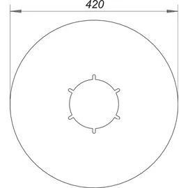 Dallmer Anschluss-Manschette PVC-weich S 10, d= 420mm