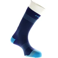 Lenz Merino Outdoor 1 Mid Wandersocken-Dunkel-Blau-42-44