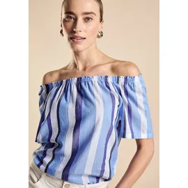 STREET ONE Carmenbluse blau 36