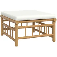 vidaXL Gartenhocker 65 x 30 x 30 cm cremeweiß 5 St.