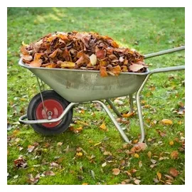 Relaxdays Schubkarrenrad 4.80 4.00-8, Rot,Schwarz