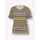 Classic Basics Kurzarmshirt CLASSIC BASICS "Kurzarm-Shirt", Damen, Gr. 46, gelb (erdbeere, sonnengelb, bedruckt), 100% Baumwolle, ethno, gemustert, Rundhals, Shirts