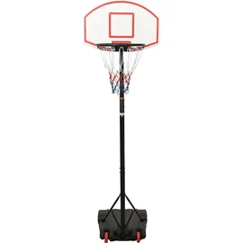 vidaXL Basketballständer Weiß 216 -250 cm