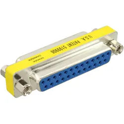 InLine Mini-Gender-Changer - 25pol Sub D Buchse / Buchse