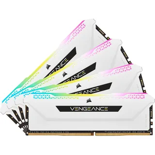 RGB PRO SL 32GB (4x8GB) DDR4 3600MHz C18 - White, CMH32GX4M4D3600C18W, weiß