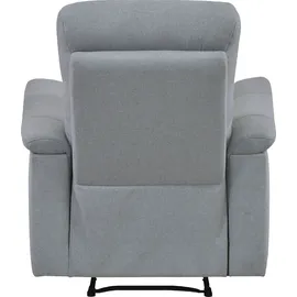 Home Affaire Relaxsessel Southbrook Webstoff 91 x 99 x 92 cm Grau mit Schlaffunktion und elektrischer Relaxfunktion