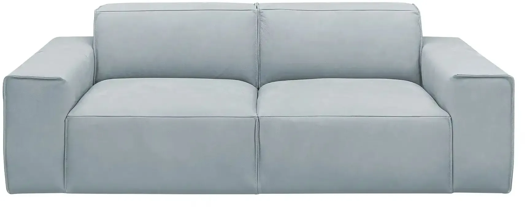 Gray & Jones Einzelsofa im Trendstoff Baltic Breeze ¦ blau ¦ Maße (cm): B: 216 H: 71 T: 101.0