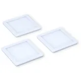 Kalb Material Für Möbel LED Einbaupanel 3er Set weiß