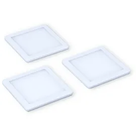 Kalb Material Für Möbel LED Einbaupanel 3er Set weiß