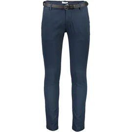 Lindbergh "Chinos slim fit Herren, Gr. 33, Länge 32, blau (navy), Obermaterial: 98% Baumwolle, 2% Elasthan, unifarben, slim fit, Hosen
