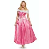 Disguise Disney Offizielles Classic Prinzessin Aurora Kostüm Erwachsene, Kostüm Halloween Karneval Prinzessin Kleid Damen Dornröschen Kostüm, Größe M