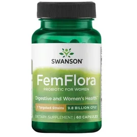 Swanson Health Products FemFlora Probiotikum für Frauen Kapseln 60 St.
