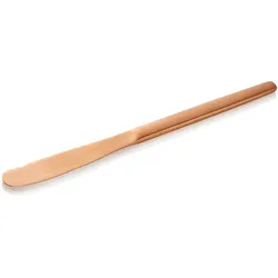 WAS Germany 24x Buttermesser ALEX BRONZE, mit bronze, matte PVD Beschichtung, 18 cm, Chromnickelstahl 18/10