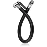PHMING Reifenfüller Schlauch, Abnehmbar Reifenfüller Schlauchadapter, Reifenfüllschlauch 36,5cm Lang, Mit Gummiring, für Auto Motorrad Fahrrad
