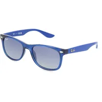 Ray Ban New Wayfarer Junior RJ9052S 70624L 48-16 gloss transparent blue/blue