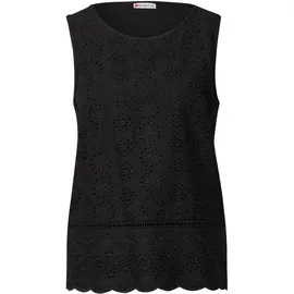 STREET ONE Shirttop Schwarz 34