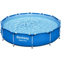 BESTWAY Steel Pro Frame Pool Set 366 x 76 cm inkl. Filterpumpe