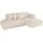 altdecor Ecksofa Cord 4-Sitzer Beige