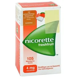 Nicorette 4 mg freshfruit Kaugummi