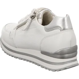 Gabor Sneaker Low Damen Weiß/Silber Weite H 38