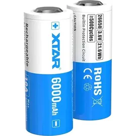XTAR 26650 6000 mAh 1 St.