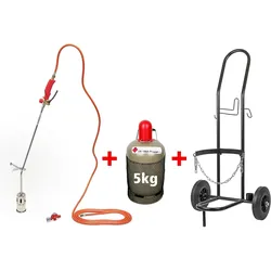 Rothenberger Industrial RoMaxi Premium 5kg Gasflasche Flaschentransportwagen Kom...