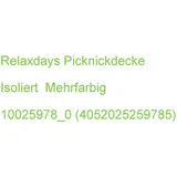 Relaxdays Picknickdecke isoliert mehrfarbig 200,0 x 200,0 cm
