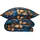 SCHIESSER Maxima Floralprint Blau-Rost 135 x 200 cm + 80 x 80 cm