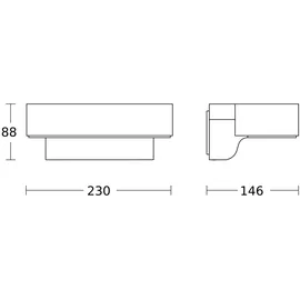 Steinel Außenleuchte Aluminium 8,8 cm mit Bewegungsmelder silber