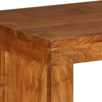 VidaXL Konsolentisch Massivholz mit Honigfarbener Politur 110x40x76 cm