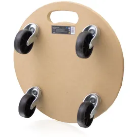 BITUXX Transportroller Rollbrett Umzugsroller Allzweckroller Rund MDF 38 x 38 bis 200kg