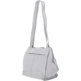Voi Jeans Frederike Schultertasche Leder Grau/Silver