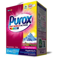 PUROX COLOR Waschpulver 10kg - 142 Wäschen Fleckenentfernung umweltfreundlich