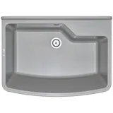 Deante Ausgussbecken, 1-Becken - für Wandmontage, Grau
