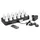 Duni LED-Set Lichter Mehrfarbig Wiederaufladbar 12 Stück 70 x 40 mm multicolour