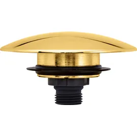 Duravit Ausstattungs-Set Push-open Ventil, Gold poliert