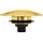 Duravit Ausstattungs-Set Push-open Ventil, Gold poliert